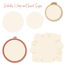 Honey Bee Stamps: Lovely Layers: Circle Embroidery Hoop Die Set {N03}