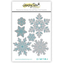 Honey Bee Stamps: Lovely Layers: Large Snowflakes Die Set {N27}