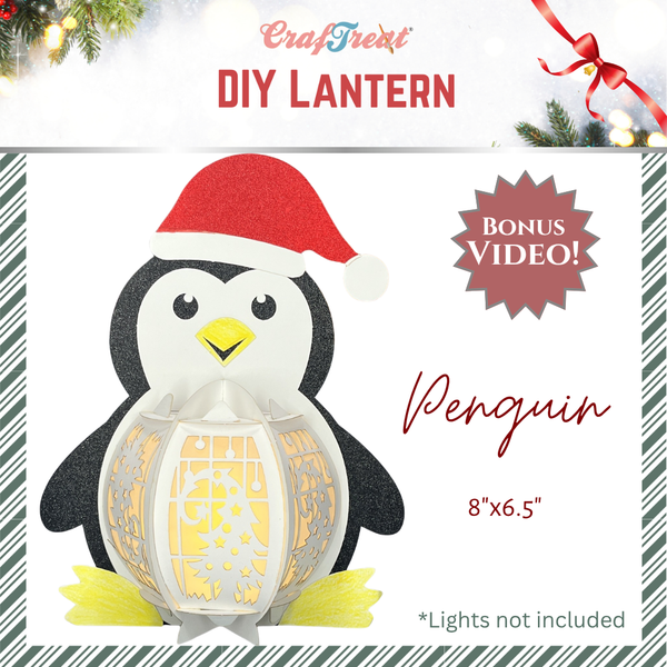 Craftreat DIY Paper Lanterns - Penguin {B321}
