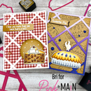 Pink & Main Plaid Cover Die Panel A {X133}