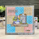 Sizzix Multi Level Textured Impressions Embossing Folder - Vault Diamonds by Tim Holtz {N29}