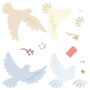 Honey Bee Stamps: Lovely Layers: Doves Die Set {N08}