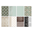 Pretty Little Studio 6x9 Comfort & Joy ACCENT Single Sided Paper Pack {B201}