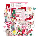Pretty Little Studio Sugar Plum Christmas Mix Ephemera Pack
