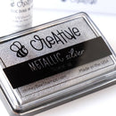 Honey Bee Stamps: Bee Creative Ink Pad - Metallic Silver Pigment Ink {G99}