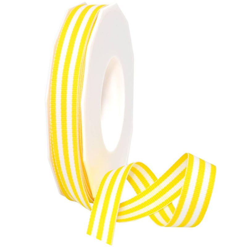 Grosgrain 5/8" Baby Blue Stripes