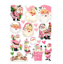 Pretty Little Studio Vintage Pink Santa Claus Ephemera {G200}