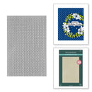 Linen 3D Embossing Folder by Suzanne Hue {X185}