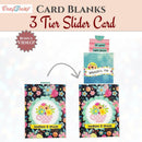 Craftreat 3 Tier Slider Card Card Blanks {B116}