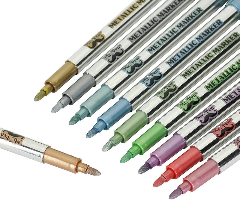 Mr. Pen Vibrant Colors Metallic Art Markers