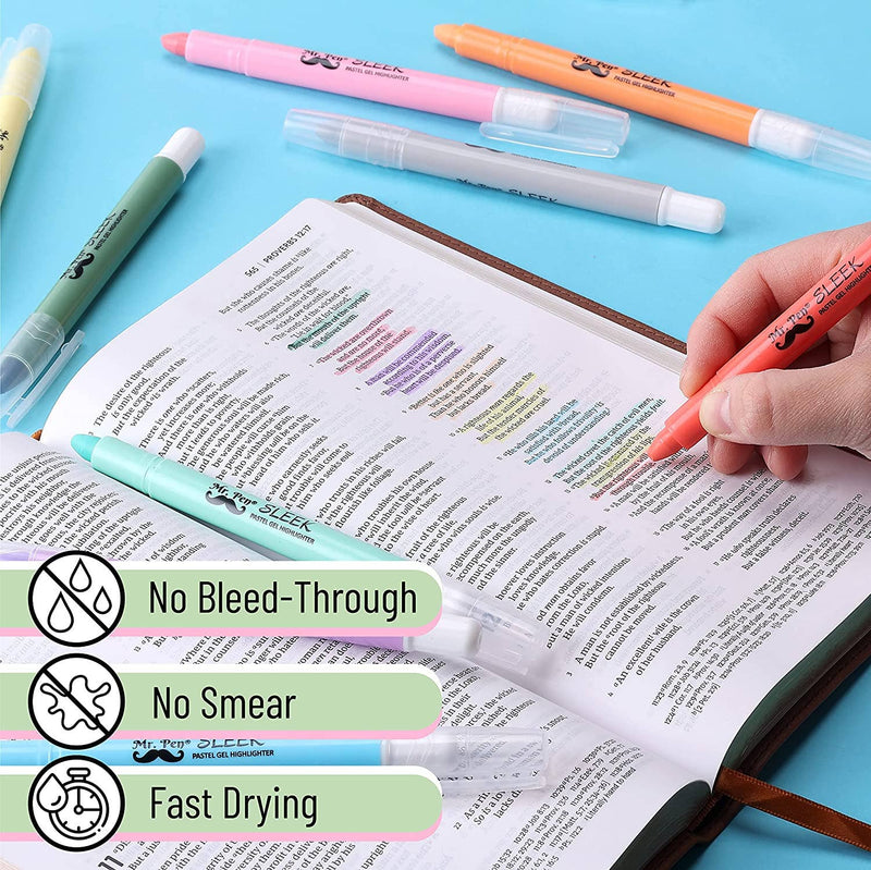 Mr. Pen Bible Gel Highlighters & Fineliner Pens {F305}