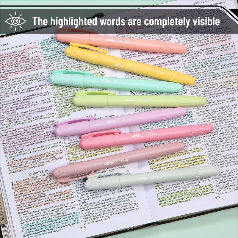 Mr. Pen Vibrant Colors Gel Highlighter Set - 16 Pack {E210}
