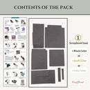 Craftreat Black Easel Box Blank Folio {C222}
