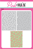 Pink & Main Layered Candy Canes Stencils (Set of 2) {G203}