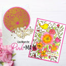 Pink & Main Plaid Cover Die Panel B {D142}