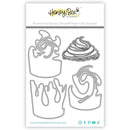 Honey Bee Stamps: Lovely Layers: Coffee Cup Swirls Add-On Die Set {N14}