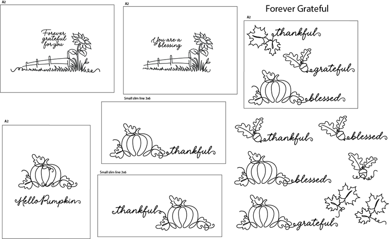 Maymay's Forever Grateful 4x6 Stamp Set {A197}