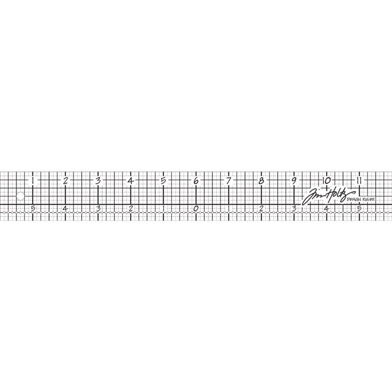 Tim Holtz Acrylic Design Ruler 12" {X122}