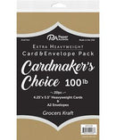 Paper Accents Grocers Kraft Card & Envelope Sets