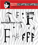 Maymay's Monogram F 6x6 Stamp Set {A172}