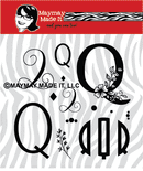 Maymay's Monogram Q 6x6 Stamp Set {A183}
