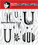 Maymay's Monogram U 6x6 Stamp Set {A165}