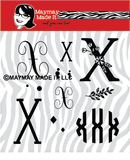 Maymay's Monogram X 6x6 Stamp Set {A23}