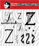 Maymay's Monogram Z 6x6 Stamp Set {A104}