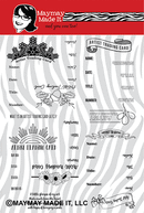 Maymay's ATC Backer 6x8 Stamp Set {A25}