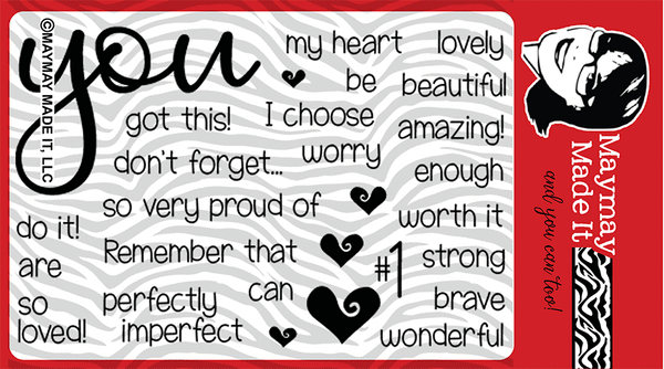 Maymay's All About You 4x6 Stamp Set {A72}