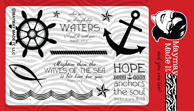 Maymay's Anchored 4x6 Stamp Set {A61}