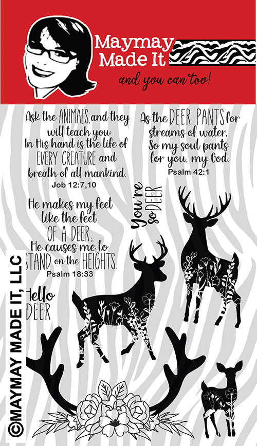 Maymay's As the Deer 4x6 Stamp Set {V56}