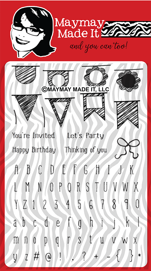 Maymay's Banner Day 4x6 Stamp Set {V02}