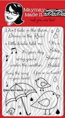 Maymay's Birdie Says 4x6 Stamp Set {A118}