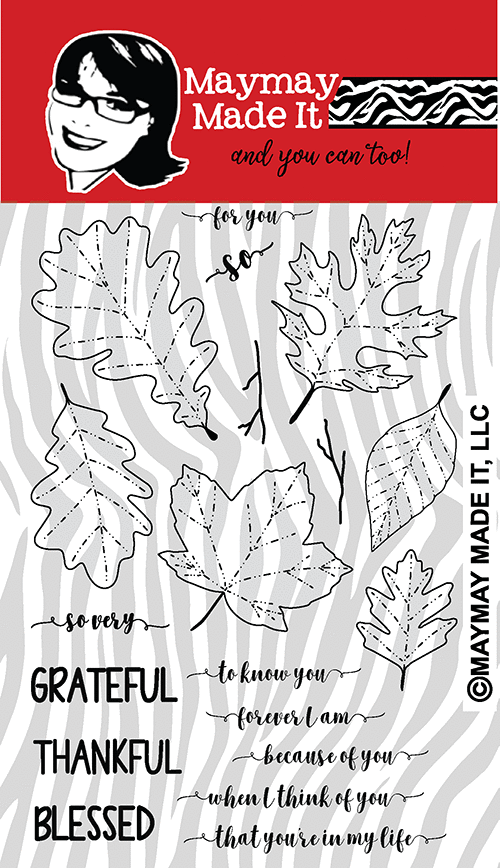 Maymay's Blessed Beyond Be-Leaf 4x6 Stamp Set {A245}