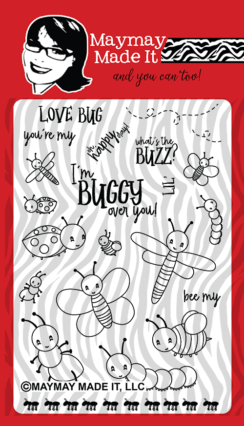 Maymay's Buggy Love 4x6 Stamp Set {A130}