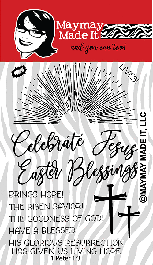 Maymay's Celebrate Jesus 4x6 Stamp Set {A255}