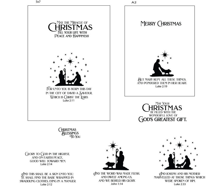 Maymay's Christmas Miracle 6x8 Stamp Set {A156}