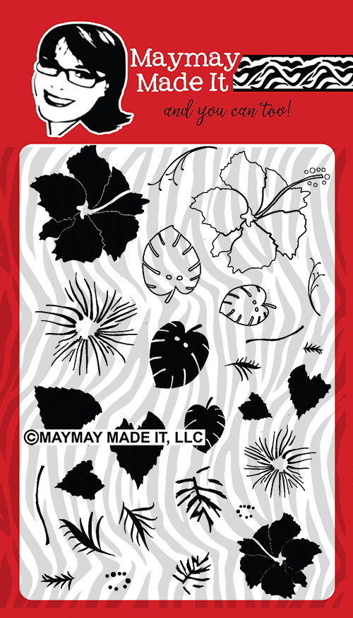 Maymay's Happy Hibiscus 4x6 Stamp Set {V11}