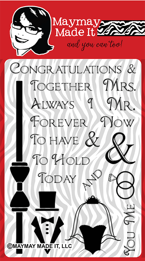 Maymay's His & Hers 4x6 Stamp Set {A06}