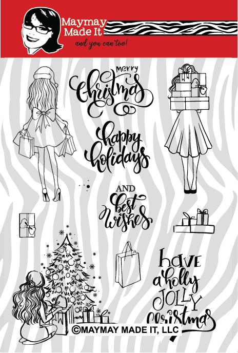Maymay's Holly in Heels 6x8 Stamp Set {A161}