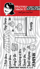 Maymay's Howdy Pumpkin 4x6 Stamp Set {V16}
