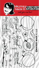 Maymay's Just Peachy 4x6 Stamp Set {A264}