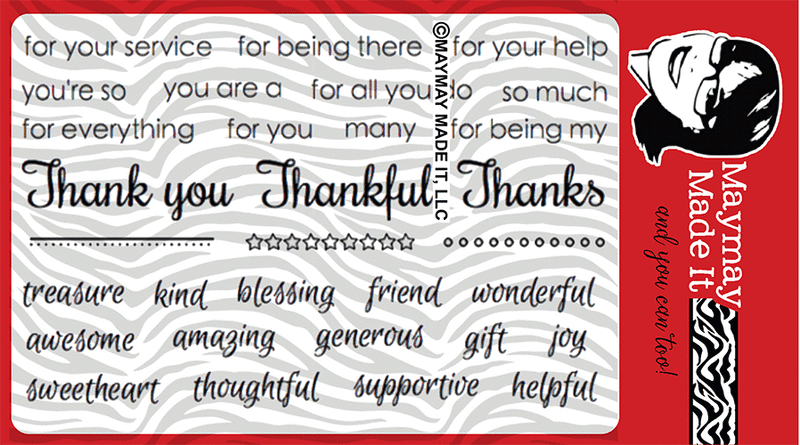 Maymay's Just to Say 4x6 Stamp Set {A112}