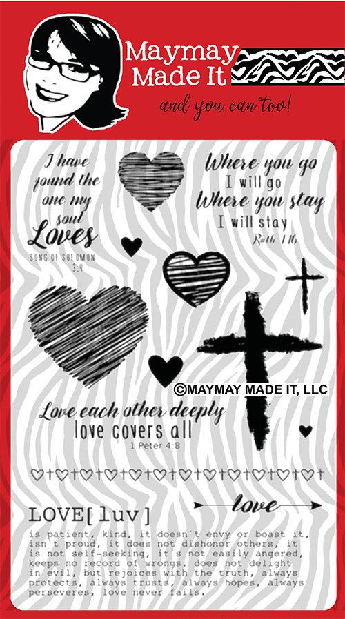 Maymay's Love Is 4x6 Stamp Set {A89}
