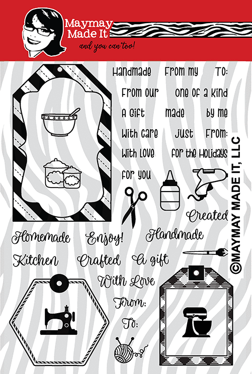 Maymay's Made For You Tags 6x8 Stamp Set {A276}