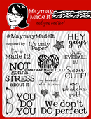 Maymay's Maymay-isms 4x4 Stamp Set {A35}