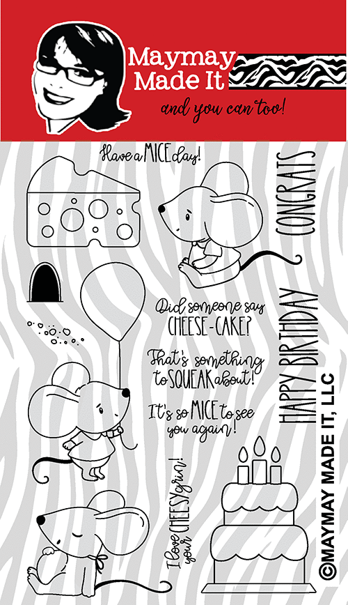 Maymay's Mice is Nice 4x6 Stamp Set {A234}