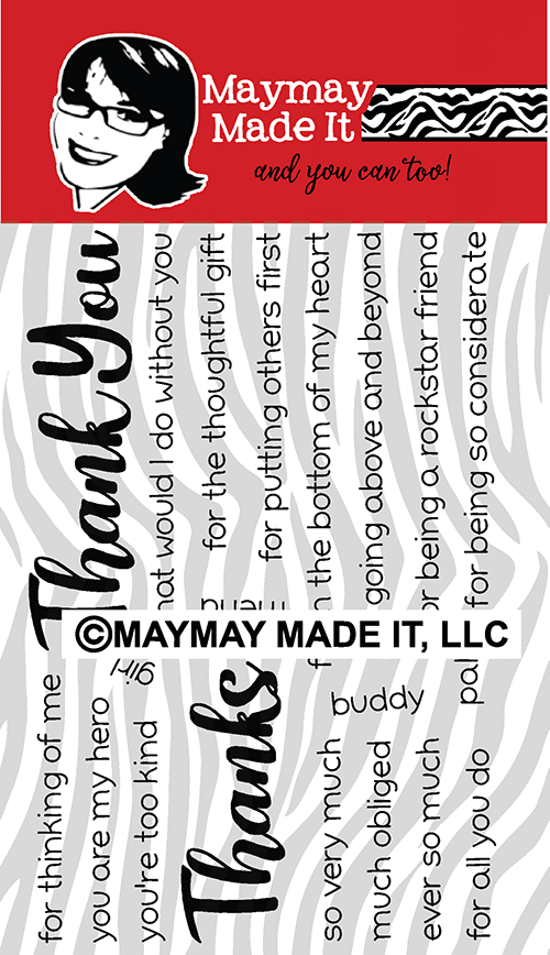 Maymay's Much Obliged 4x6 Stamp Set {A146}