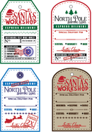 Maymay's North Pole Shipping Label 6x8 Stamp Set {A159}